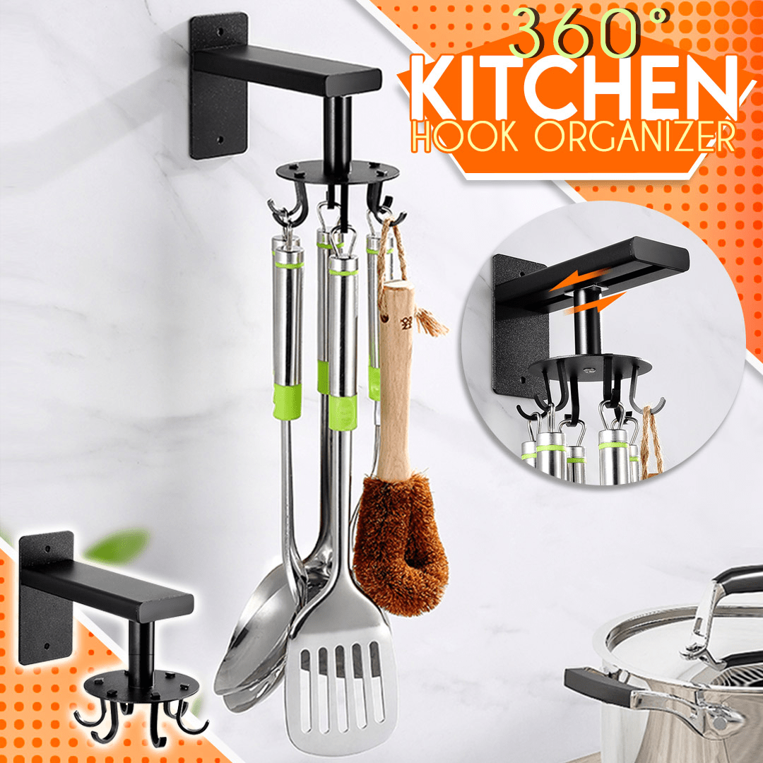 360¡ã Kitchen Hook Organizer